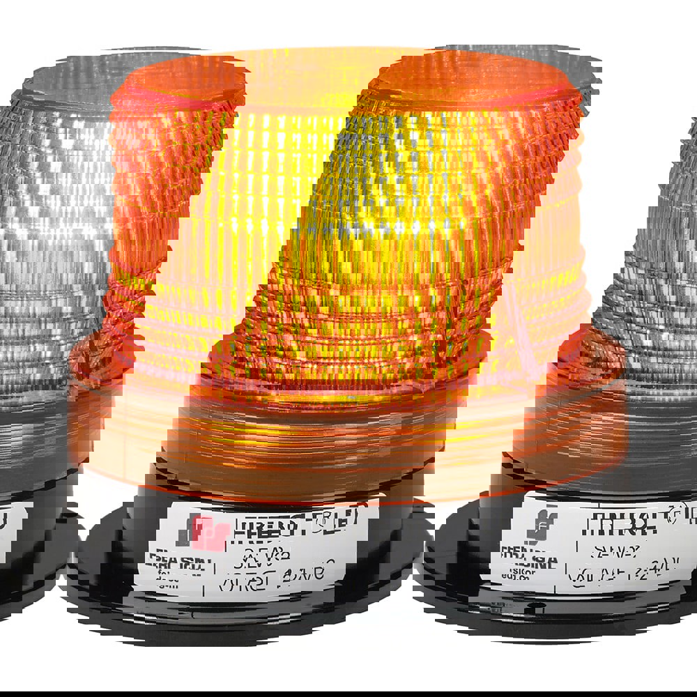 Emergency Light Assemblies; Light Assembly Type: Beacon ; Voltage: 12 to 24 V dc; 12-24 V dc ; Mount Type: Permanent ; Overall Diameter: 5.1in ; Brightness: Class II J ; Standards: SAE J845;Class 2